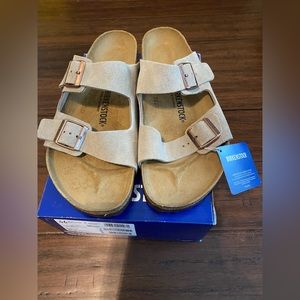 Birkenstock Arizona Taupe Suede
